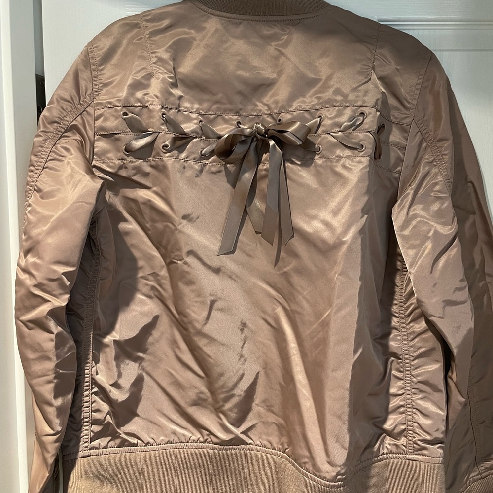 L-2B Laced Flight Jacket. Large, Mauve.
